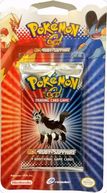 Ruby & Sapphire Single Pack Blister, EX Ruby and Sapphire — Pokémon sealed product price