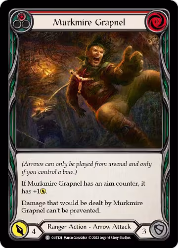 Murkmire Grapnel (Red) (OUT121), Outsiders — Flesh & Blood card price