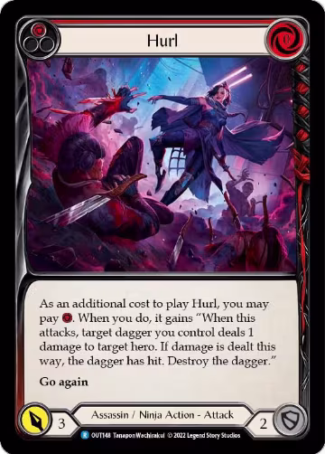 Hurl (Red) (OUT148), Outsiders — Flesh & Blood card price