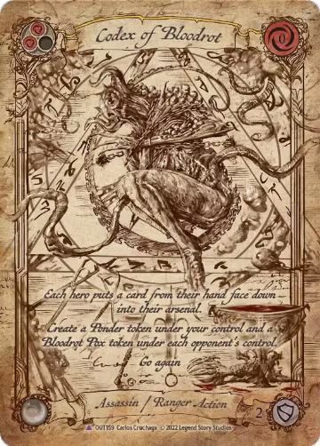 Codex of Bloodrot (Marvel) (OUT159) — card price