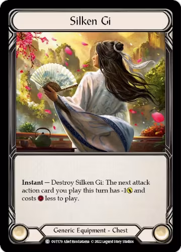 Silken Gi (OUT179), Outsiders — Flesh & Blood card price