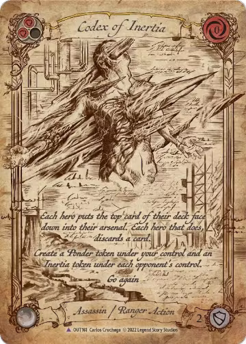 Codex of Inertia (Marvel) (OUT161) — card price