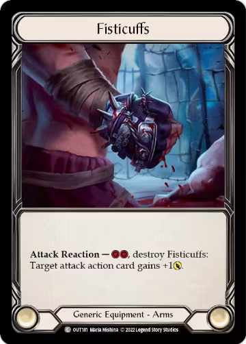 Fisticuffs (OUT181), Outsiders — Flesh & Blood card price