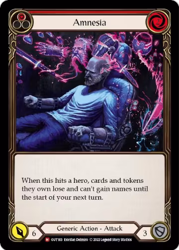 Amnesia (OUT183), Outsiders — Flesh & Blood card price
