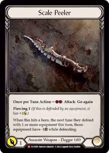 Scale Peeler (OUT009), Outsiders — Flesh & Blood card price