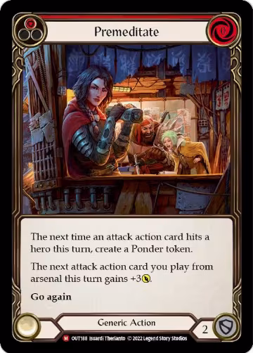 Premeditate (OUT188), Outsiders — Flesh & Blood card price