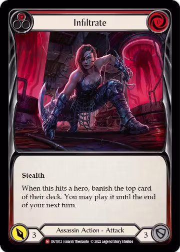 Infiltrate (OUT012), Outsiders — Flesh & Blood card price