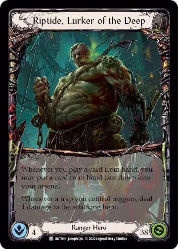 Riptide, Lurker of the Deep (OUT091), Outsiders — Flesh & Blood card price