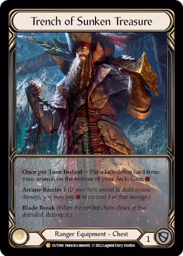 Trench of Sunken Treasure (Extended Art) (OUT094) — card price