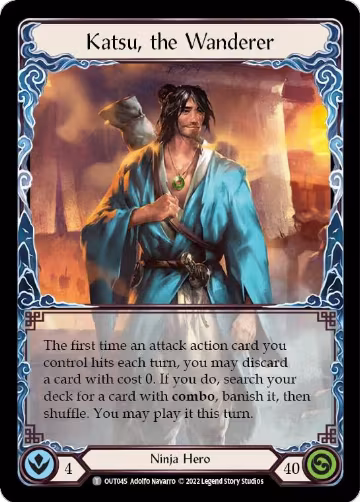 Katsu, the Wanderer (OUT045), Outsiders — Flesh & Blood card price