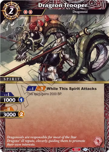Dragron Trooper (ST01-009), Starter Deck 01: Dragon Onslaught — Battle Spirits card price