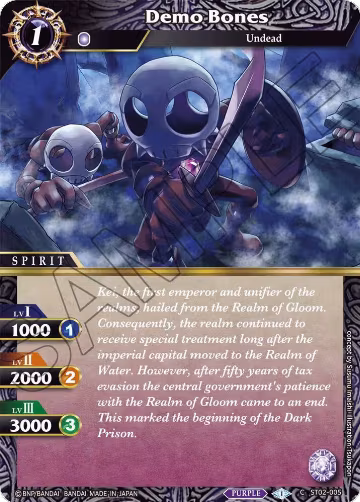 Demo Bones (ST02-005), Starter Deck 02: Call of the Curse — Battle Spirits card price