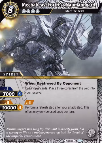 Mechabeast Fortress Naumanngard (BSS01-061), Dawn of History — Battle Spirits card price