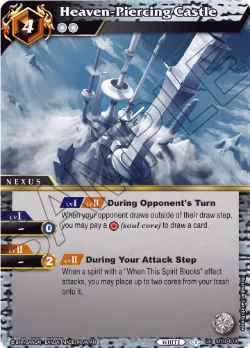 Heaven-Piercing Castle (ST03-013), Starter Deck 03: Aegis of the Machine — Battle Spirits card price