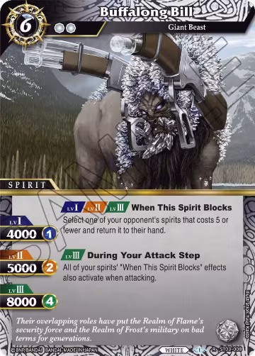 Buffalong Bill (ST03-008), Starter Deck 03: Aegis of the Machine — Battle Spirits card price