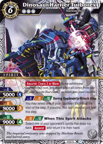 Dinosaur Harrier Turborex (BSS01-059), Dawn of History — Battle Spirits card price