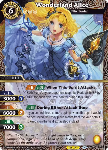 Wonderland Alice (BSS01-091), Dawn of History — Battle Spirits card price
