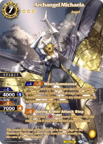 Archangel Michaela (SPR) (BSS01-076), Dawn of History — Battle Spirits card price
