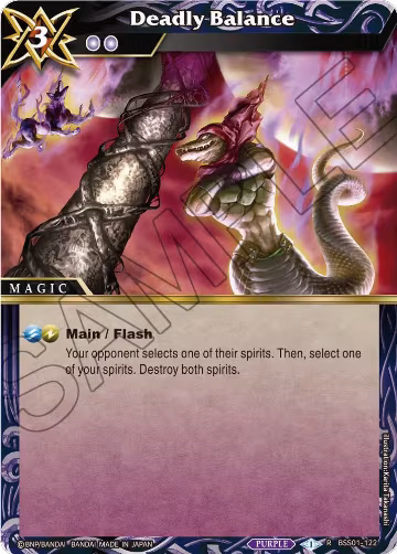 Deadly Balance (BSS01-122), Dawn of History — Battle Spirits card price