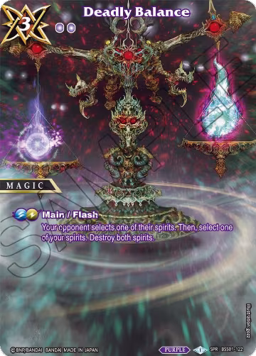 Deadly Balance (SPR) (BSS01-122) — card price