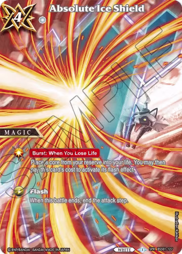 Absolute Ice Shield (SPR) (BSS01-127), Dawn of History — Battle Spirits card price