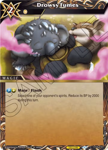 Drowsy Fumes (ST04-016), Starter Deck 04: Forbidden Magic — Battle Spirits card price