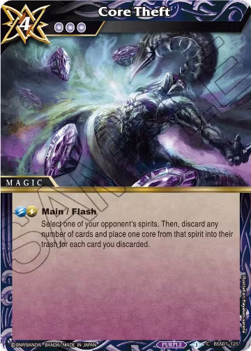 Core Theft (BSS01-125), Dawn of History — Battle Spirits card price