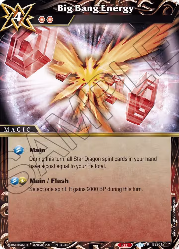 Big Bang Energy (BSS01-117), Dawn of History — Battle Spirits card price