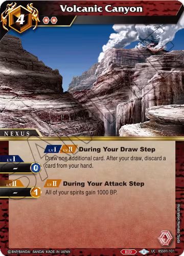Volcanic Canyon (BSS01-101), Dawn of History — Battle Spirits card price