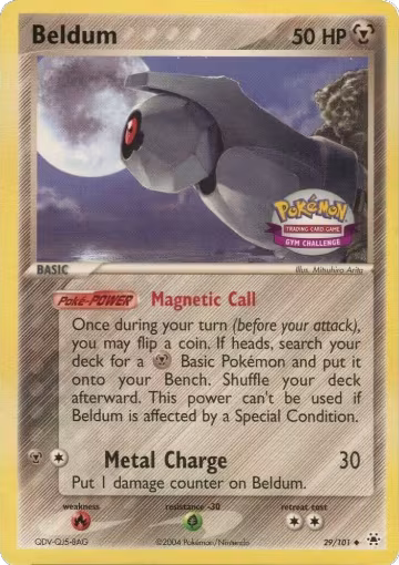 Beldum - 029/101 (Gym Challenge) (029/101), Miscellaneous Cards & Products — Pokémon card price