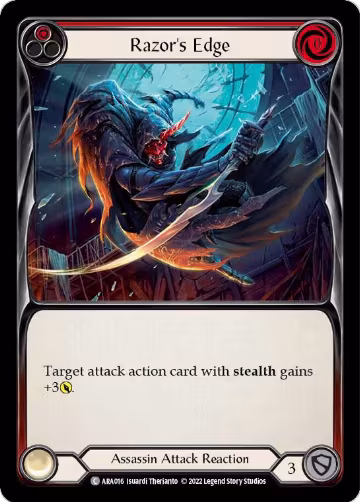 Razor's Edge (Red) (ARA016) — card price