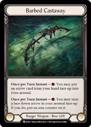 Barbed Castaway (AZL002), Blitz Deck: Outsiders - Azalea — Flesh & Blood card price