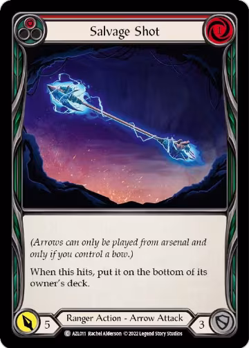 Salvage Shot (Red) (AZL011), Blitz Deck: Outsiders - Azalea — Flesh & Blood card price