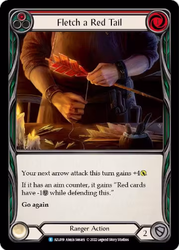 Fletch a Red Tail (Red) (AZL019) — card price