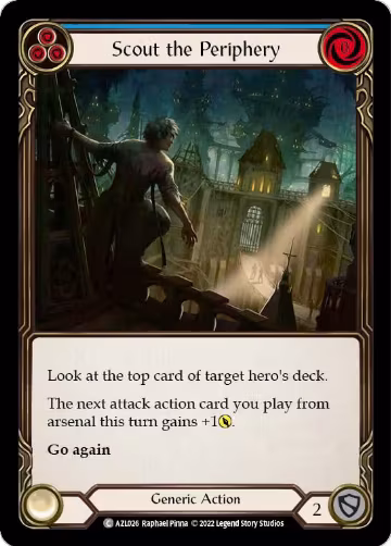 Scout the Periphery (Blue) (AZL026), Blitz Deck: Outsiders - Azalea — Flesh & Blood card price