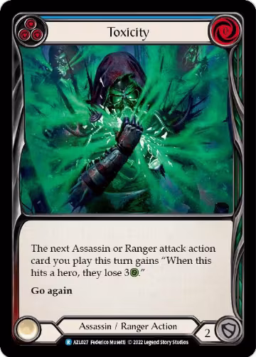 Toxicity (Blue) (AZL027) — card price