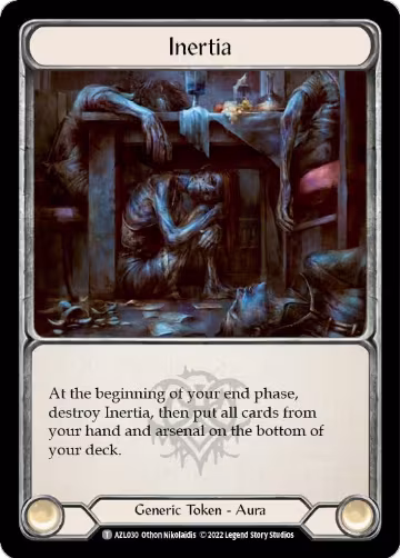Inertia (AZL030), Blitz Deck: Outsiders - Azalea — Flesh & Blood card price