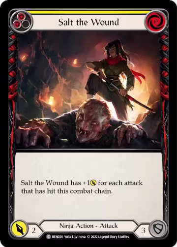 Salt the Wound (Yellow) (BEN020) — card price