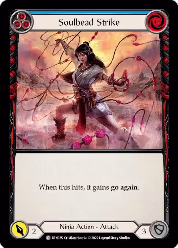 Soulbead Strike (Blue) (BEN025), Blitz Deck: Outsiders - Benji — Flesh & Blood card price