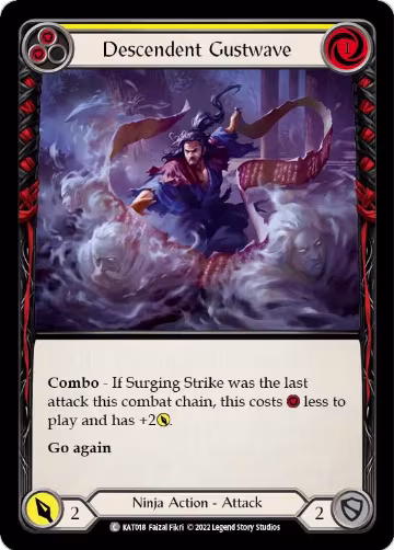 Descendent Gustwave (Yellow) (KAT018) — card price