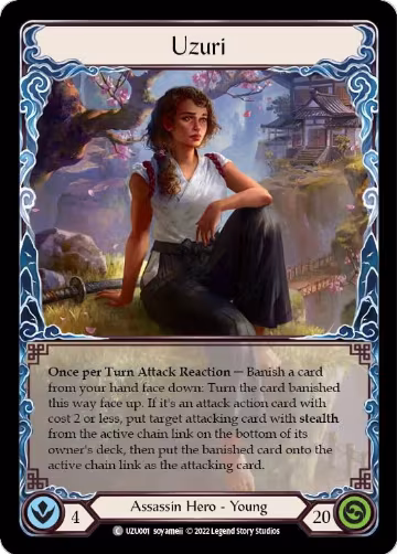 Uzuri (UZU001), Blitz Deck: Outsiders - Uzuri — Flesh & Blood card price