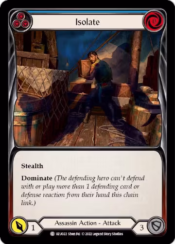 Isolate (Blue) (UZU022) — card price