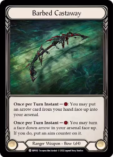 Barbed Castaway (RIP002), Blitz Deck: Outsiders - Riptide — Flesh & Blood card price