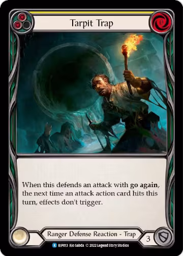 Tarpit Trap (Yellow) (RIP013), Blitz Deck: Outsiders - Riptide — Flesh & Blood card price