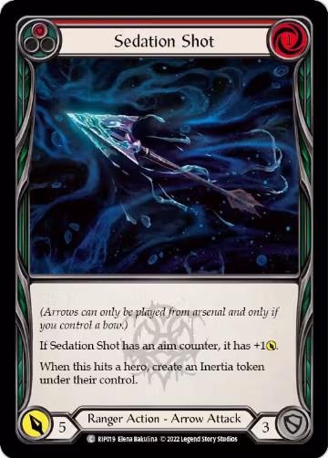 Sedation Shot (Red) (RIP019), Blitz Deck: Outsiders - Riptide — Flesh & Blood card price