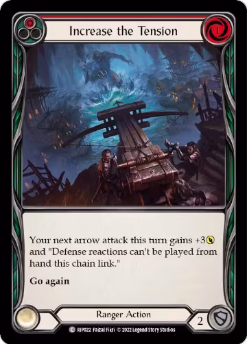 Increase the Tension (Red) (RIP022), Blitz Deck: Outsiders - Riptide — Flesh & Blood card price