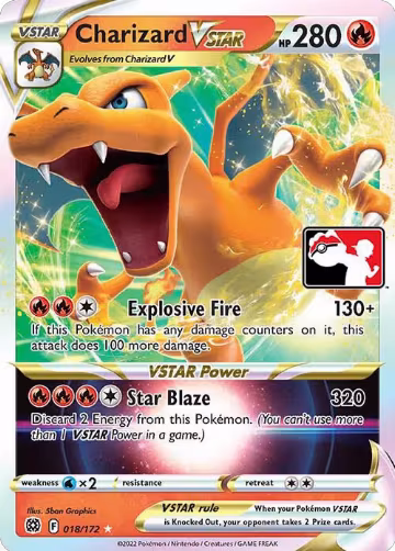 Charizard VSTAR - 018/172 (018/172) — card price