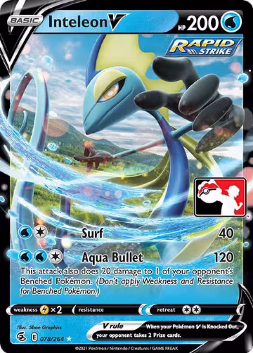 Inteleon V - 078/264 (078/264), Prize Pack Series Cards — Pokémon card price