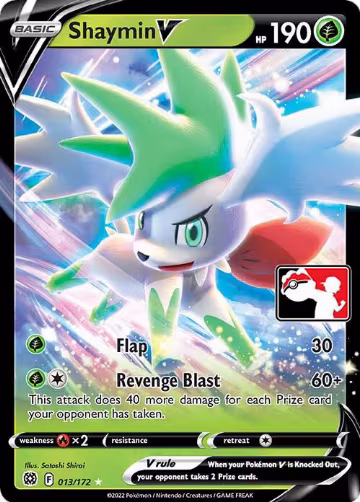 Shaymin V - 013/172 (013/172), Prize Pack Series Cards — Pokémon card price