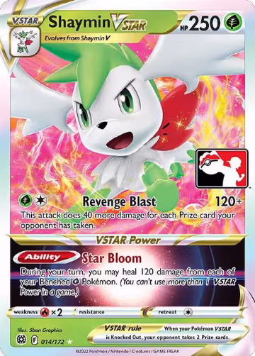 Shaymin VSTAR - 014/172 (014/172), Prize Pack Series Cards — Pokémon card price